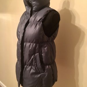 Gap steel blue puffer vest S